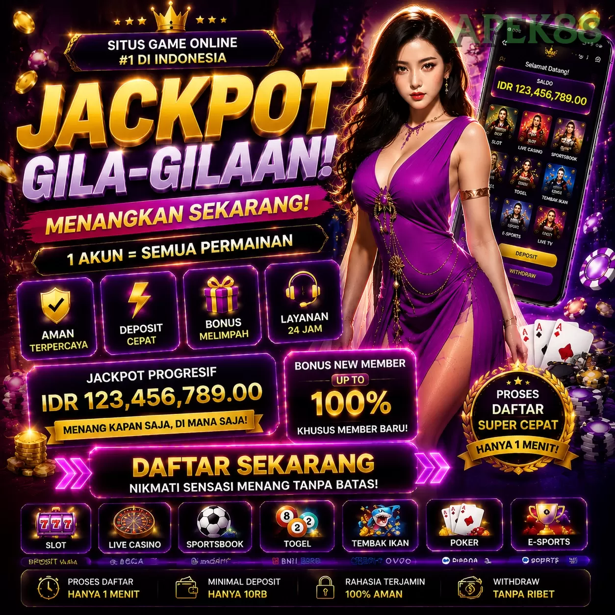 Slot Gacor idapek88 Setiap Hari